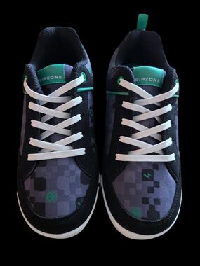 Ripzone x Minecraft Huxley Boys Sneakers – Creeper – US 1 / EUR 32.5 – Like New!